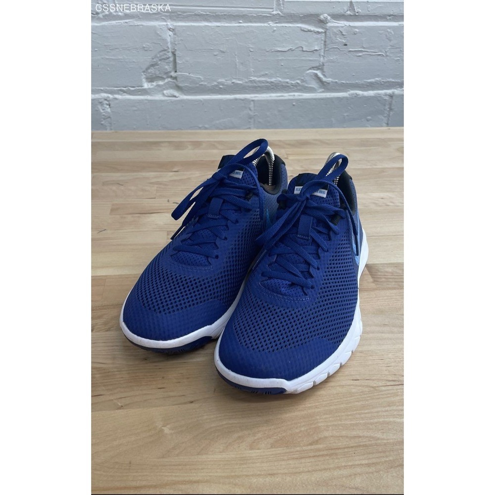 Nike Blue Royal Flex Experience Low Top Running Shoes Size - Size 7YW